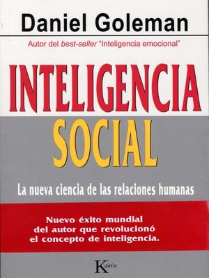 cover image of Inteligencia social